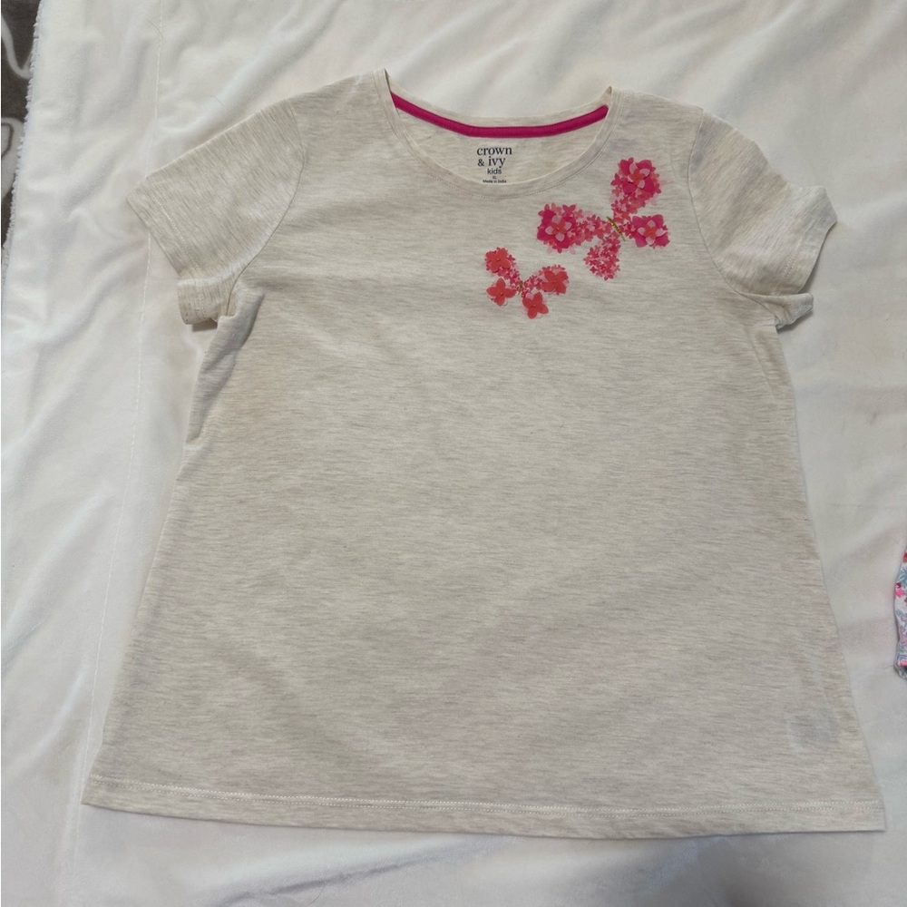 Crown and Ivy Butterfly Design shirt youth XL
